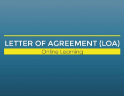 Letter of Agreement (LOA) from Online Learning