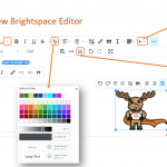new brightspace editor
