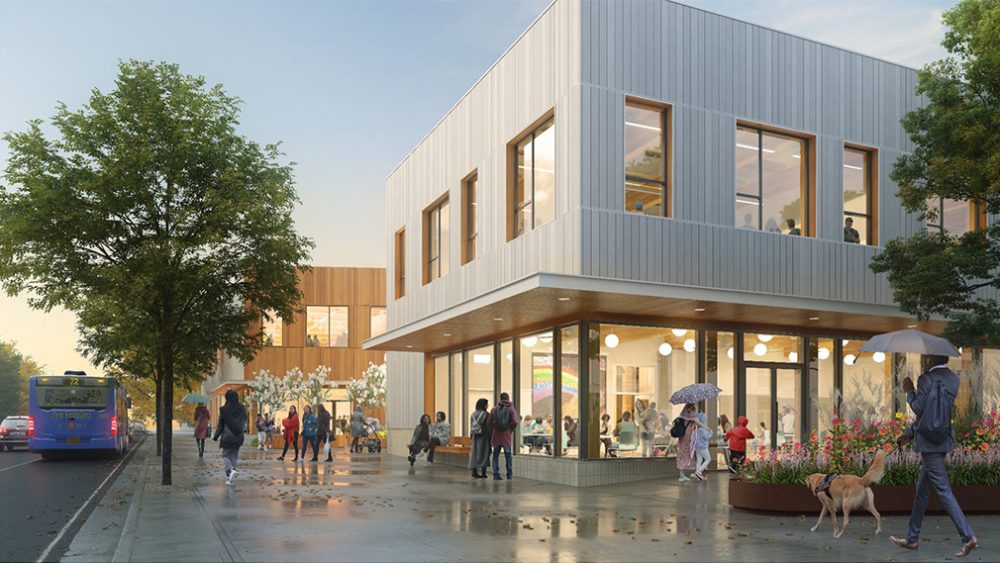 OC42 building exterior 3D rendering