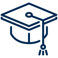Icon of a graduation cap