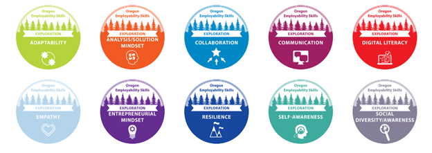 Oregon Employability Skills badges