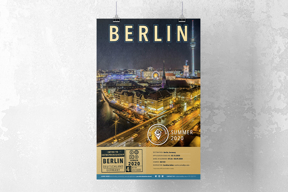 Image of PCC Education Abroad Berlin poster