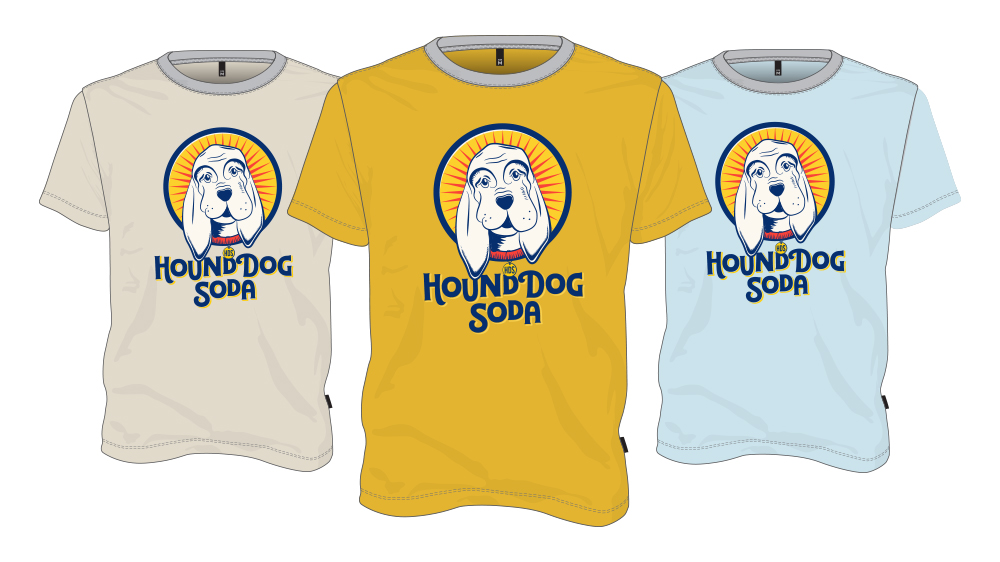 Image of Hound Dog Soda t-shirt designs