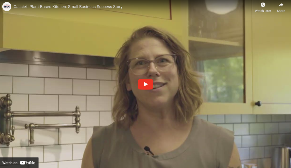 Youtube screenshot of Cassie Larson