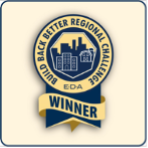 Build Back Better Regional Challenge Winner ribbon
