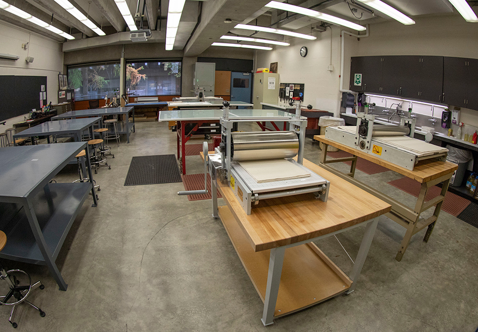 Printmaking studio