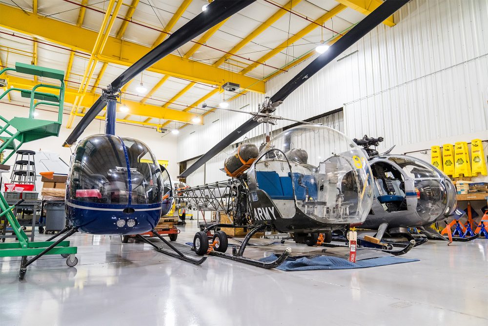 Multiple helicopters