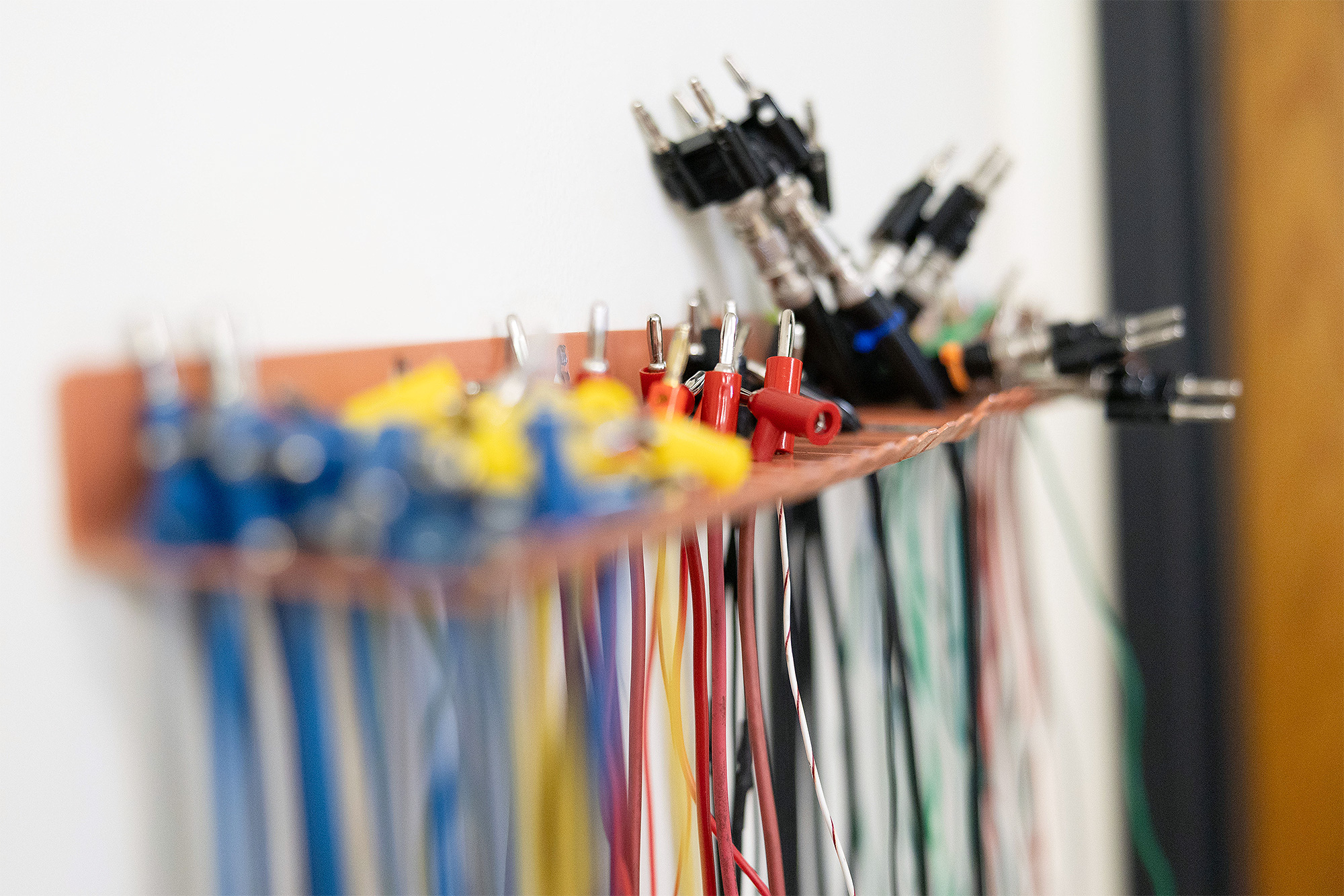 Cables in the computer lab