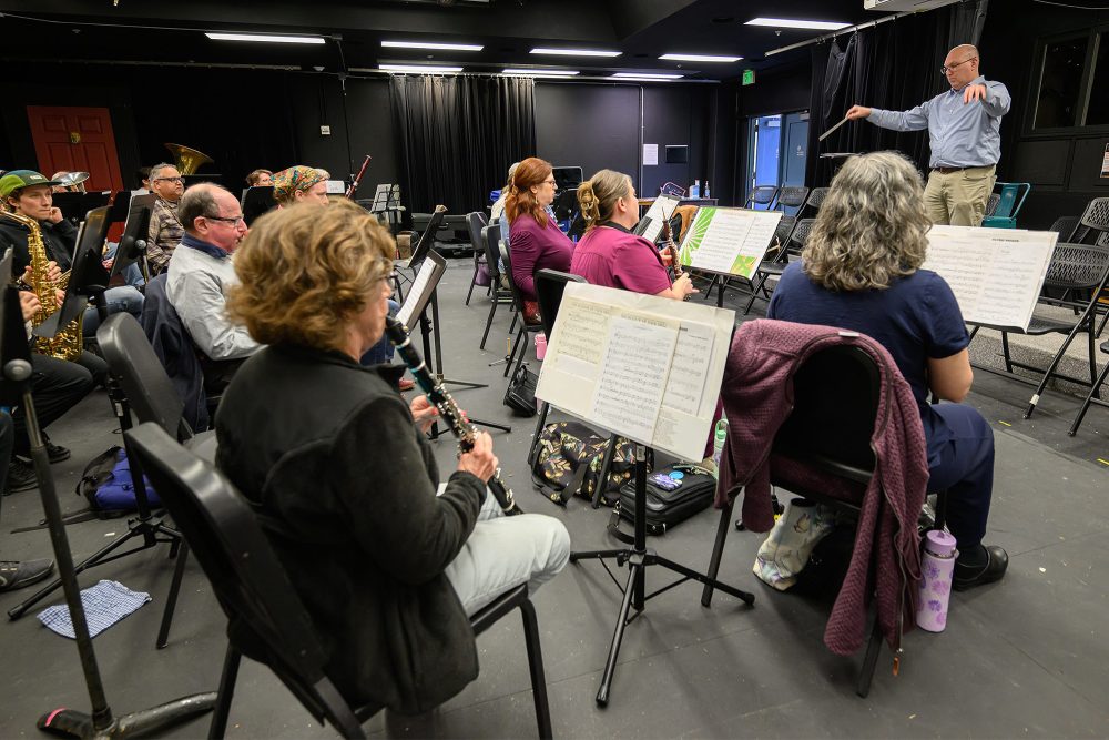 PCC band rehearsing