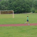 Runner on the track at Sylvania