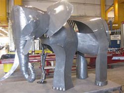 Sculpture of an elephant