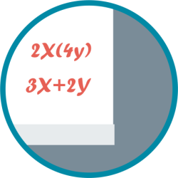 Whiteboard in a classroom