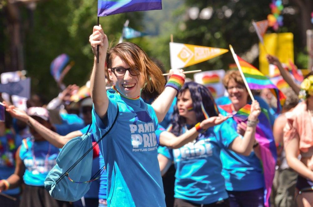 Students at Pride NW