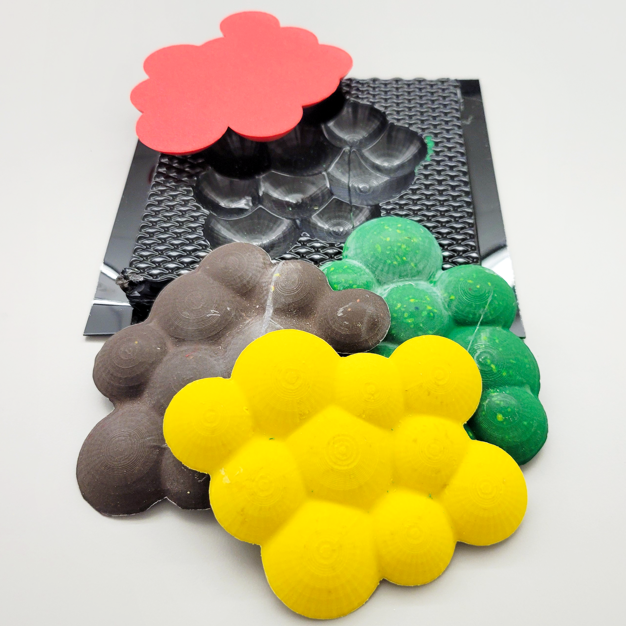 Plaster coaster molds