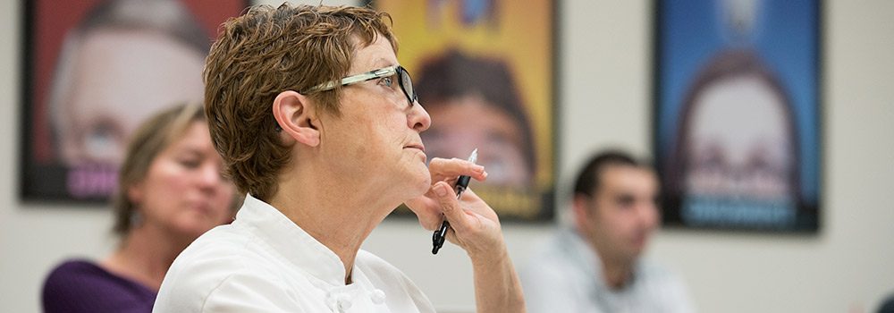 Orientation in SBDC classroom at the PCC CLIMB Center