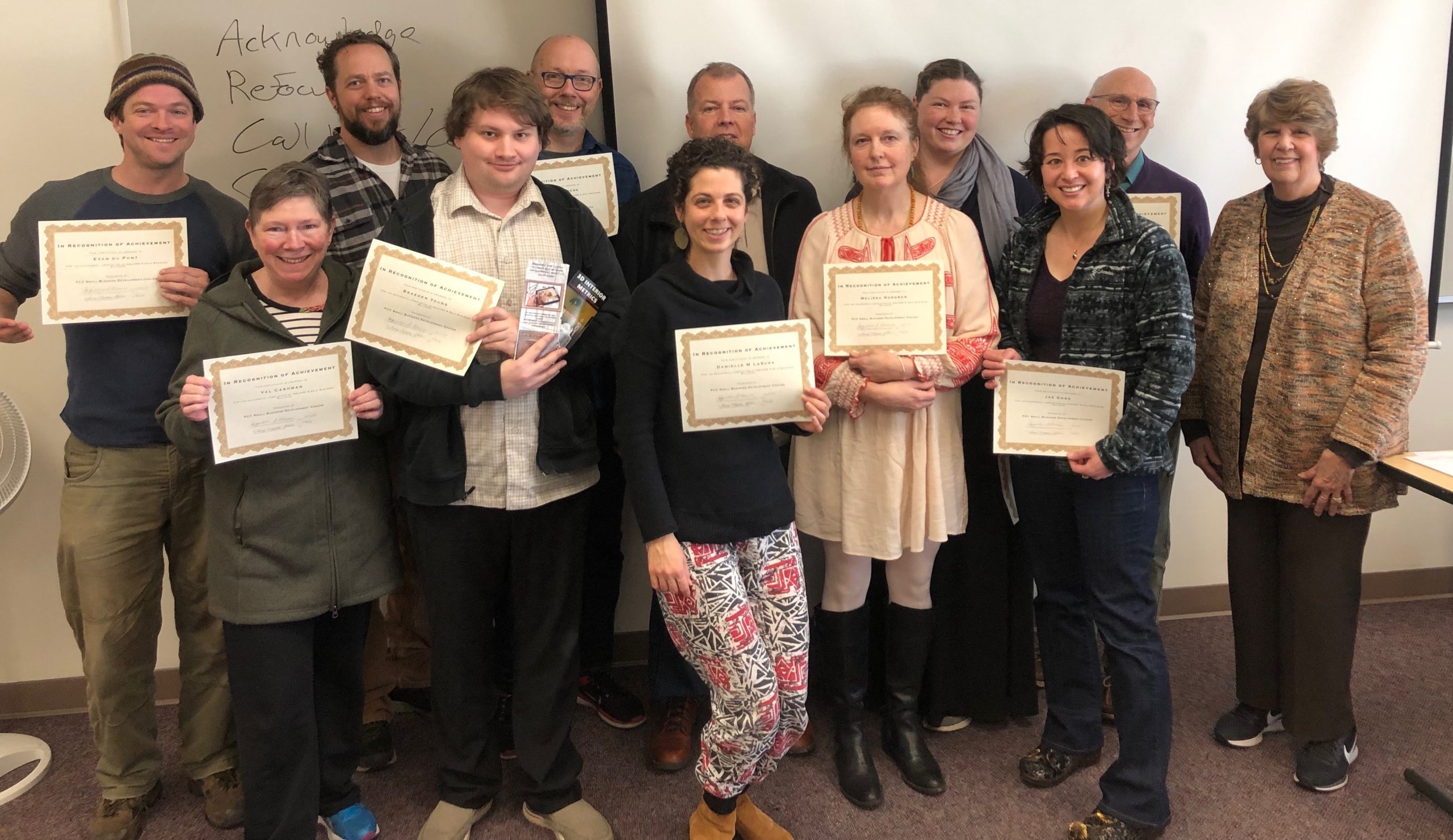 Small Business Class Participants 2018