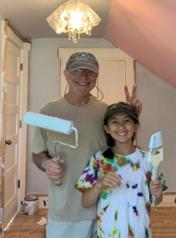 Picture of Art and his daughter