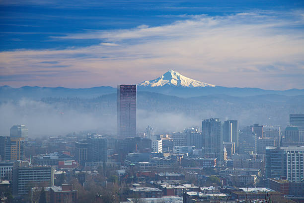 Mount Hood from Portland