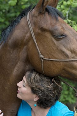 Me and my horse sharing a love moment