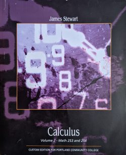 An image of Stewart's Calculus Volume 2