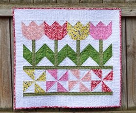 tulips and pinwheels