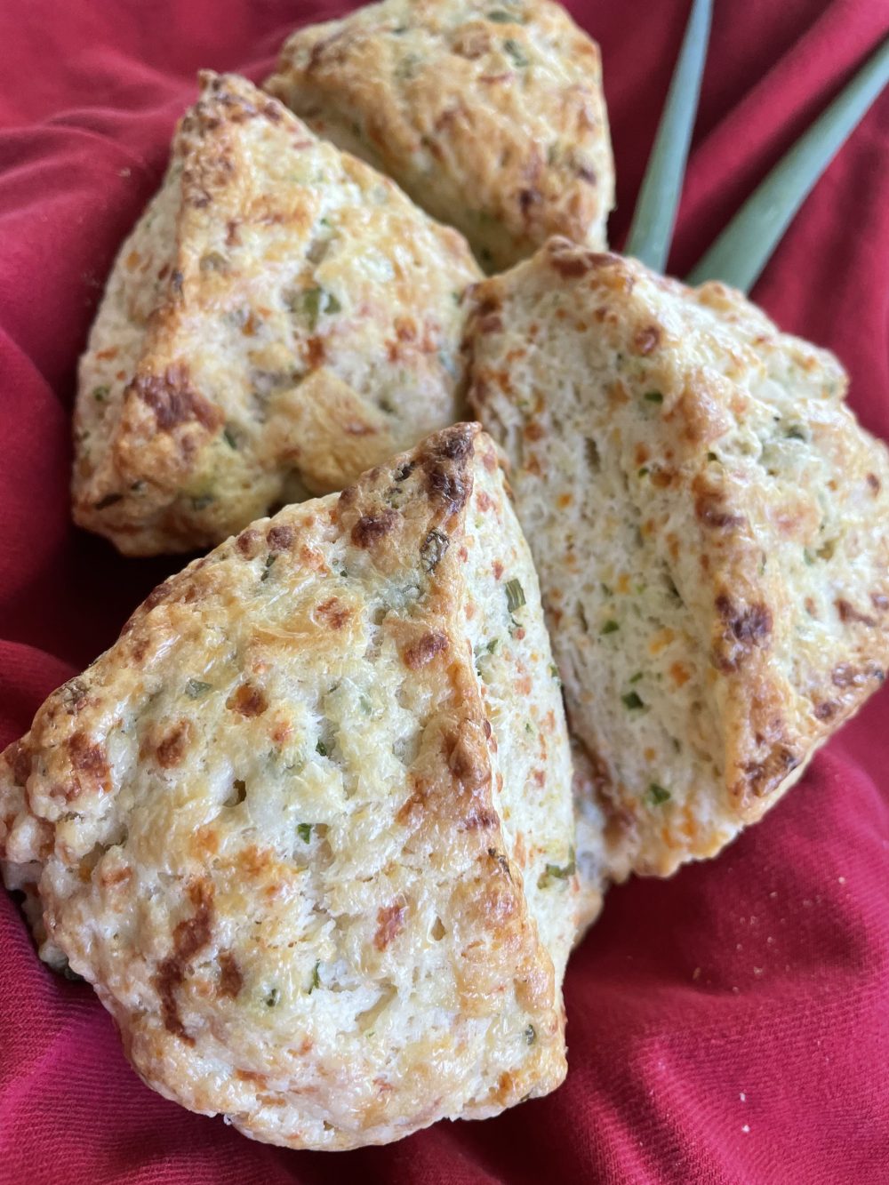 Cheddar Scallion Scones
