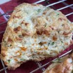 Scallion and cheese scones