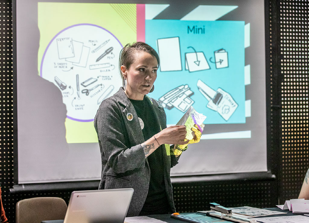 presenting how to make mini comics