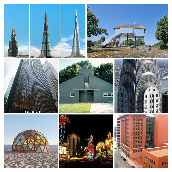 selection of buildings from art 101 class