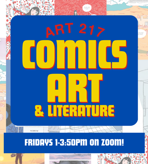 comics art and literature flyer