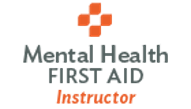 An image of the Mental Health First Aid Instructor logo