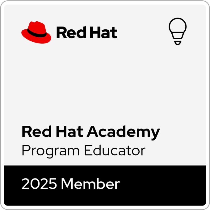 RedHat program educator badge 2025