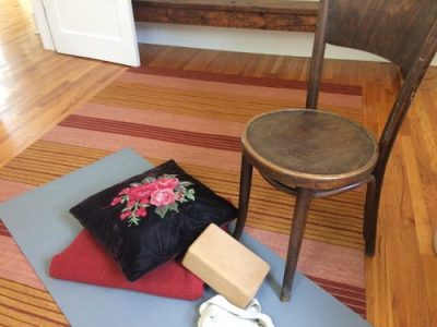 Props used in Pain Relief Yoga Classes