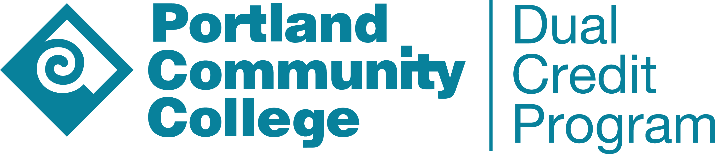 official teal logo for PCC Dual Credit