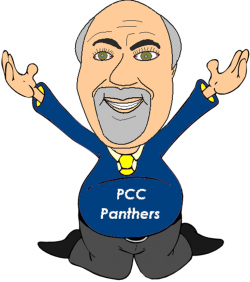 Cartoon image of Ross Folberg at PCC