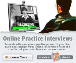 Online practice interviews