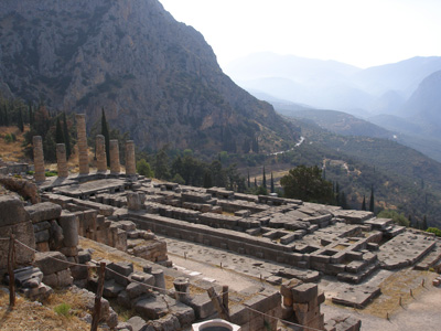 Picture of The Temple of Apollo at Delphi