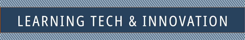 Learning Technology and Innovation