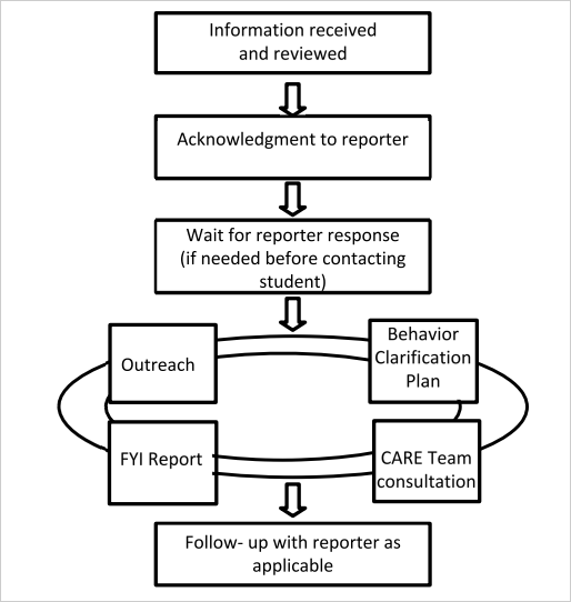 The CARE workflow - image described by numbered steps on this page