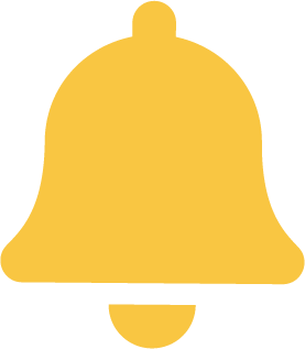 yellow bell icon