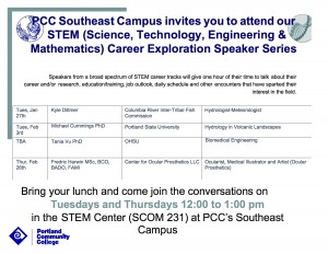 Winter STEM Speakers