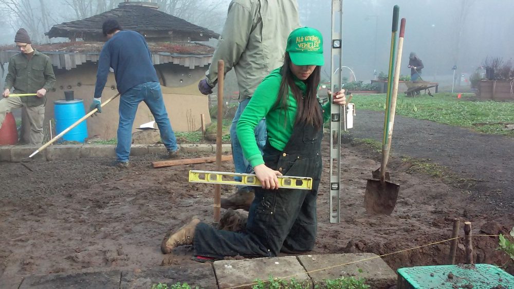 Measuring garden bed