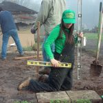 Measuring garden bed