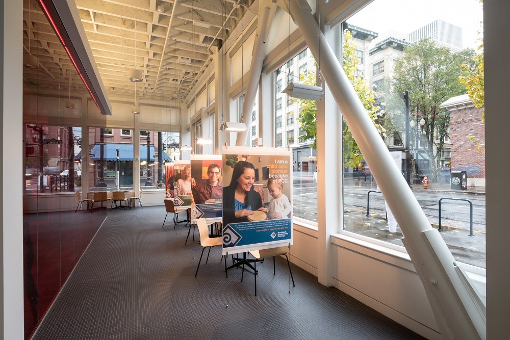 Interior of downtown center