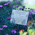 Flower garden sign