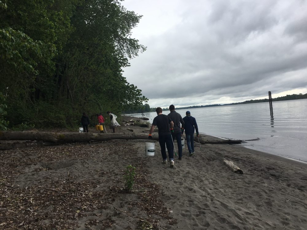 Kelley Point Park Clean Up 2018 #PCCEarthWeek2018