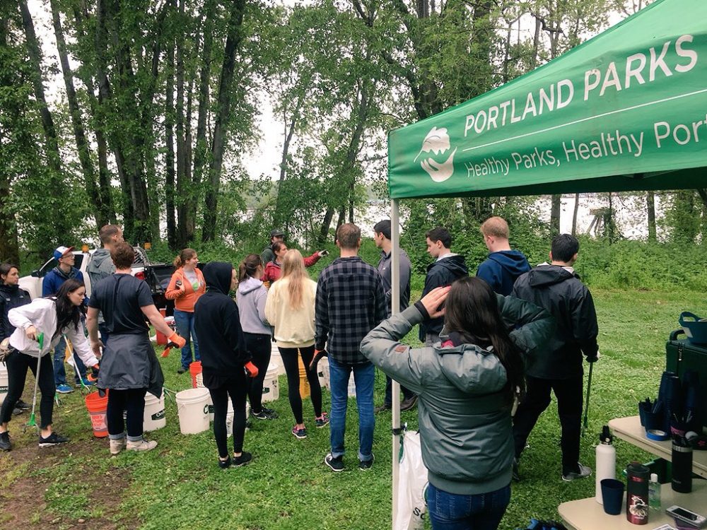 Kelley Point Park Clean Up 2018 #PCCEarthWeek2018