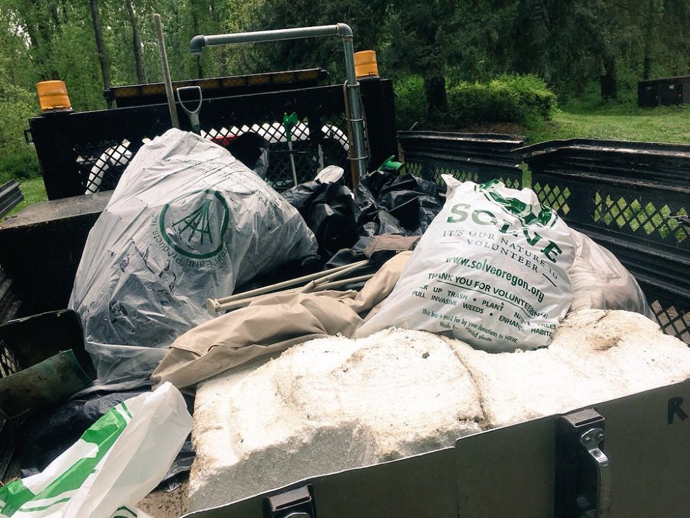 Kelley Point Park Clean Up 2018 #PCCEarthWeek2018