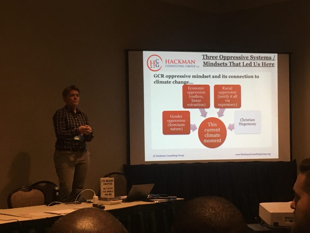 Heather Hackman at NCORE 2018