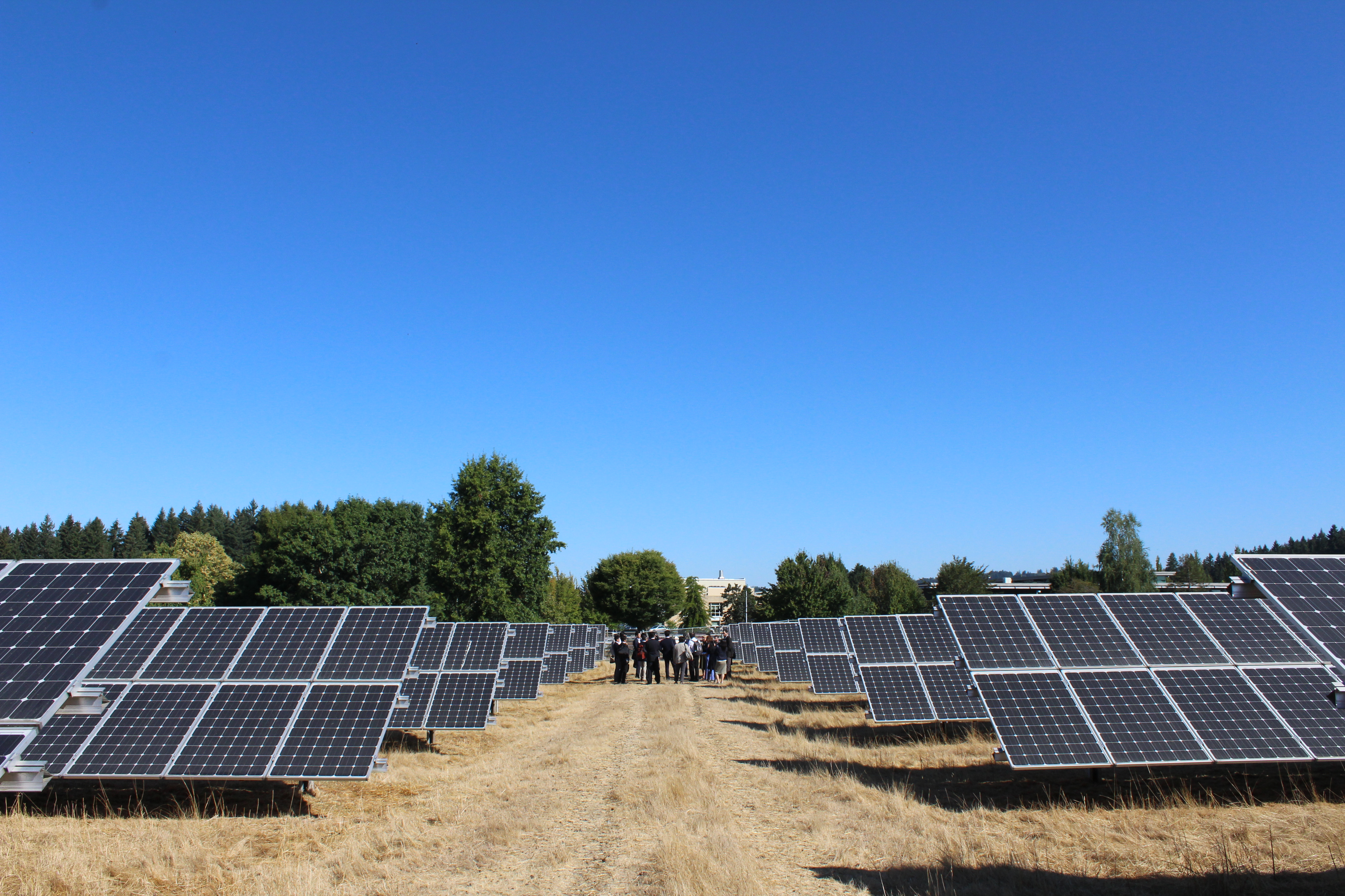 PCC Rock Creek solar array and the Japanese Energy Leaders Tour